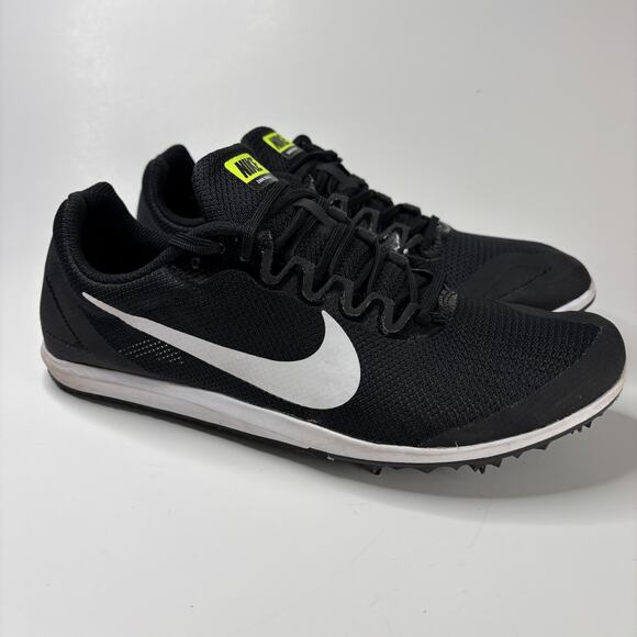 Nike Shoes - Nike Zoom Rival D 10 Black/White-Volt spikes 907567-017 Women's Size 9 Medium